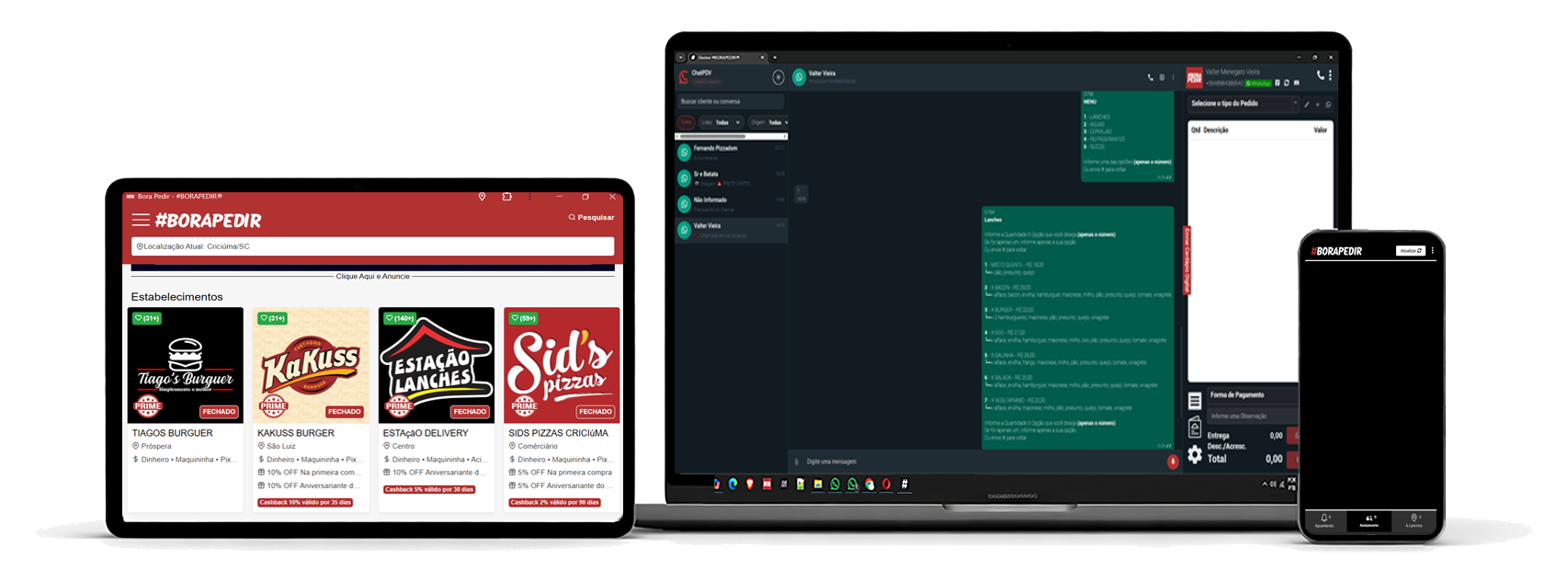 Módulos Delivery Bora Pedir